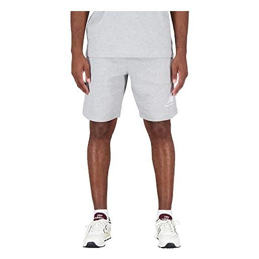 New Balance essentials stacked logo french terry shorts l
