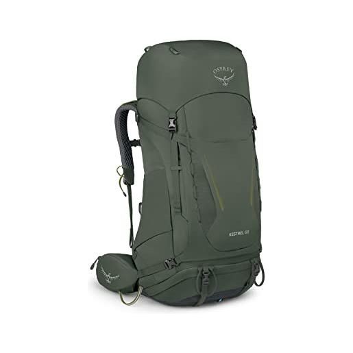 Osprey kestrel 68 mens backpacking backpack bonsai green s/m