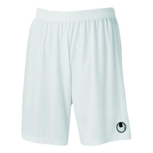 uhlsport center basic ii - pantaloncini da uomo, senza slip interno, colore: azzurro, bianco (bianco), xxs