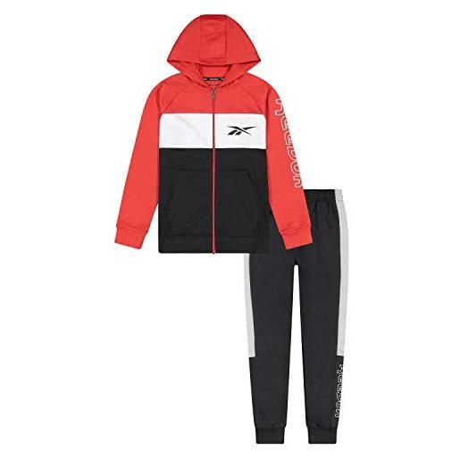 Reebok set sportivo modello completo lit giacca e pantaloni marca
