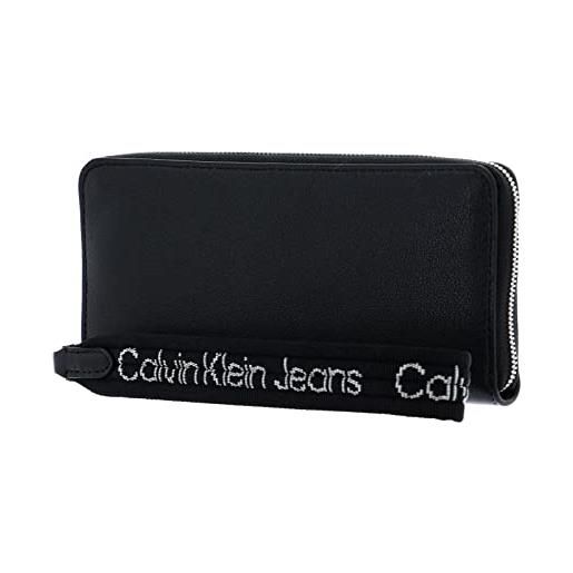 Calvin Klein ckj ultra light zip around wallet wristlet black