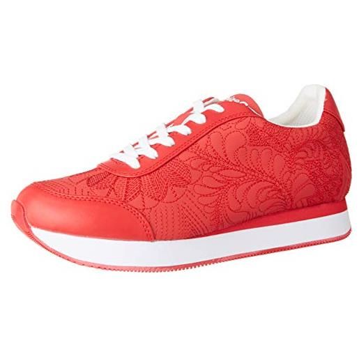 Desigual galaxy lottie, scarpe da ginnastica donna, rosso rojo roja 3061, 39 eu