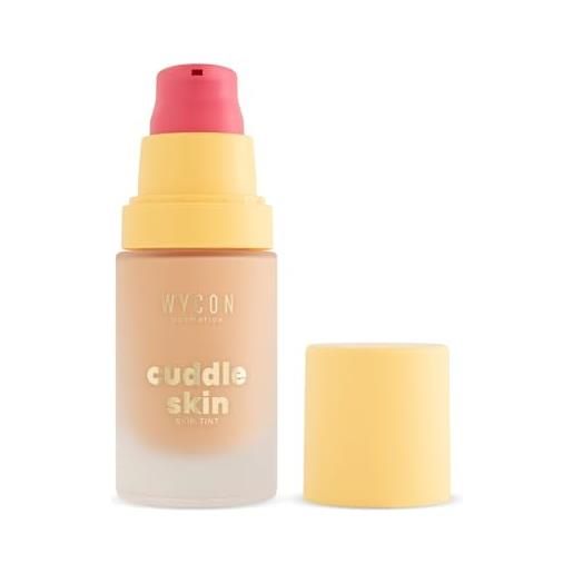 WYCON cosmetics cuddle skin tint fondotinta fluido uniformante - 05 warm beige