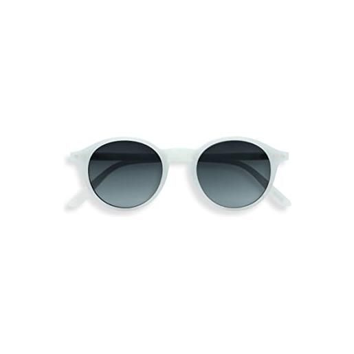 Izipizi / occhiali da sole adulto/modello rotondo pantos: sun d/100% uv/categoria 3, blu cielo ghiacciato/misty blue, taglia unica
