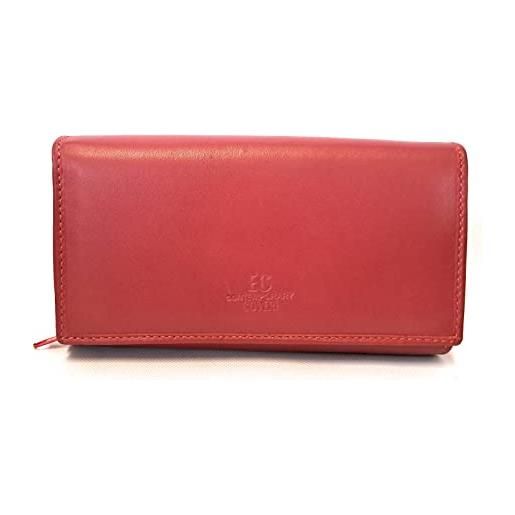 Coveri portafoglio in pelle con portamonete donna 2020-155 (rosso)