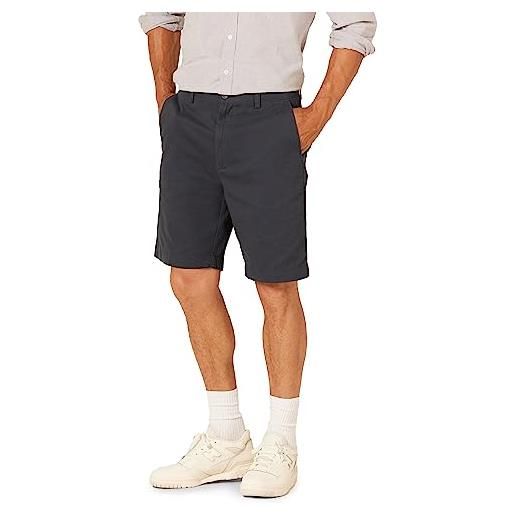 Amazon Essentials pantaloncini 23 cm con vestibilità classica uomo, blu marino, 32w