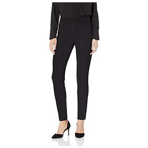 Amazon Essentials pantaloni alla caviglia aderenti super elasticizzati (taglie forti disponibili) donna, nero, 40 corto