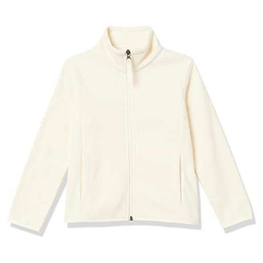 Amazon Essentials giacca con collo a lupetto con cerniera integrale in pile bambine e ragazze, rosa chiaro, 11-12 anni