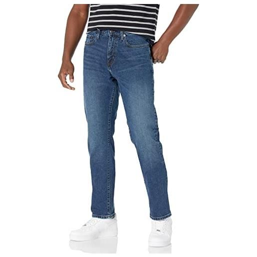 Amazon Essentials jeans sportivi uomo, delavé scuro, 40w / 30l