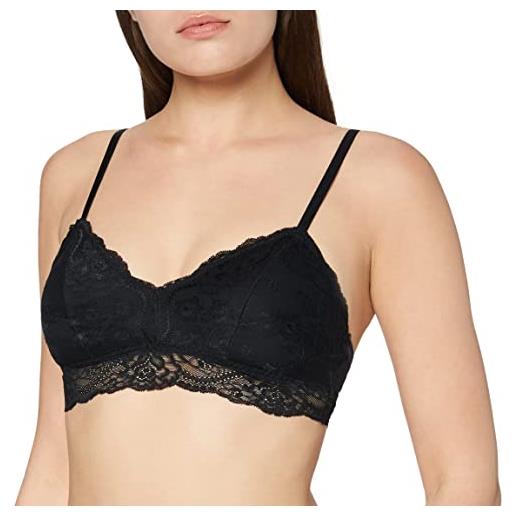 Iris & Lilly brassière in pizzo donna, nero, 46
