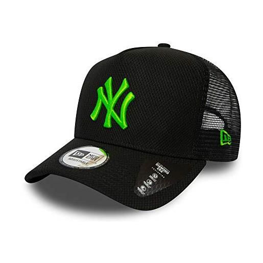 New Era york yankees frame adjustable trucker cap diamond era black/neon green - one-size