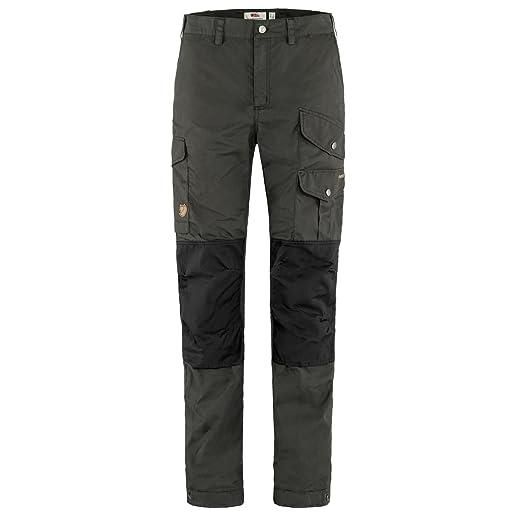 Fjallraven 86701-030-550 vidda pro trousers w pantaloni sportivi donna dark grey-black taglia 38/s