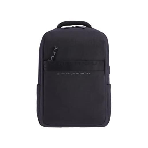 Adolfo Dominguez albert men's daypack laptop backpack black