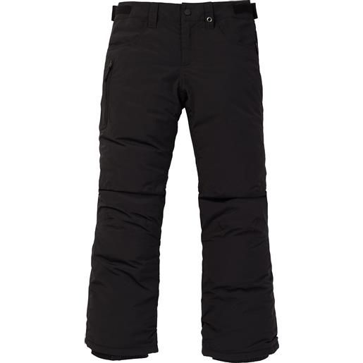 Burton - pantaloni da snowboard - boys parkway pants true black - taglia bambino xs, s - nero