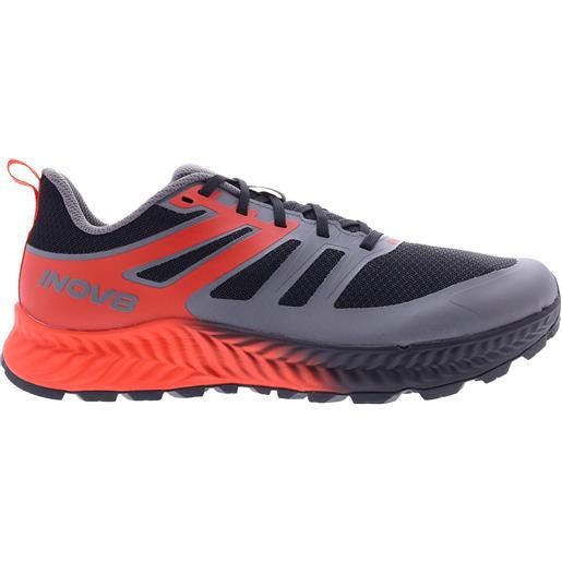 Inov 8 - scarpe da trail running - trailfly m black / fiery red / dark grey per uomo - taglia 42,42.5,43,44,44.5,45 - nero