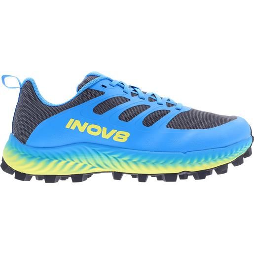 Inov 8 - scarpe da trail running - mudtalon m dark grey / blue / yellow per uomo in nylon - taglia 42,42.5,43,44,44.5,45