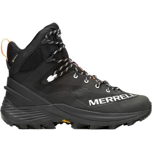Merrell - scarpe da trekking in gore-tex - rogue hiker mid gtx black per uomo - taglia 42,43,43.5,44,45 - nero