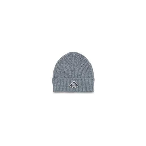 ROY ROGER'S hat unisex knitted wash grigio grey mel. 094