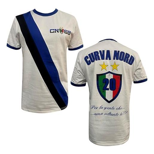 MAESTRI DEL CALCIO maglia curva nord inter milano 69 campioni scudetto tricolore t-shirt adulto bambino