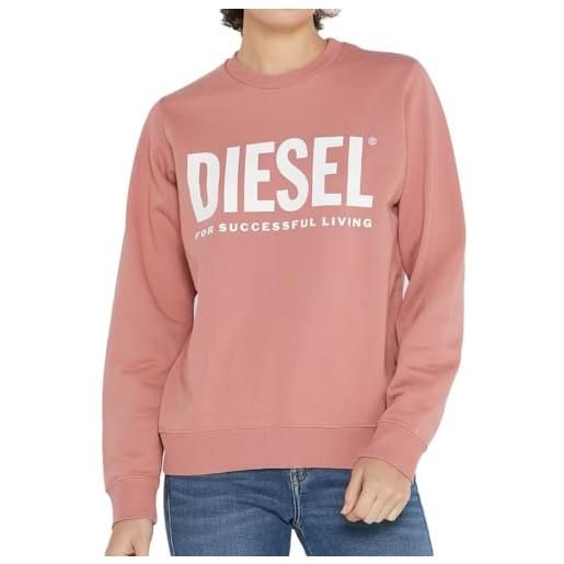 Diesel felpa donna fangs, rosa, colore: rosa. , l