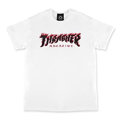 Thrasher men's possessed logo white short sleeve t shirt xl