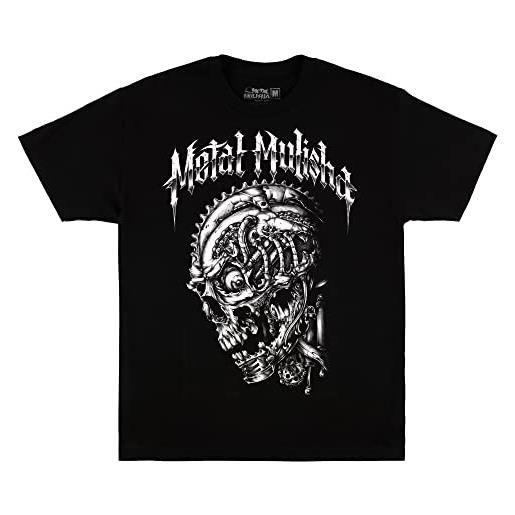 Metal Mulisha gears of war-maglietta a maniche corte da uomo, nero