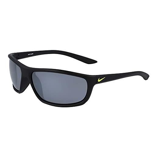 Nike rabid occhiali, 007 mt black volt grey w, 64 unisex-adulto