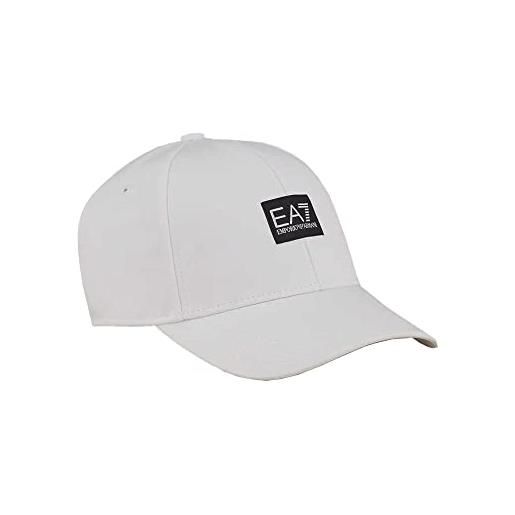 Emporio Armani ea7 recycled fabric baseball cap - white-l