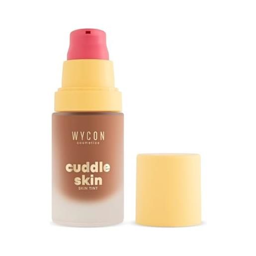 WYCON cosmetics cuddle skin tint fondotinta fluido uniformante - 11 hazelnut