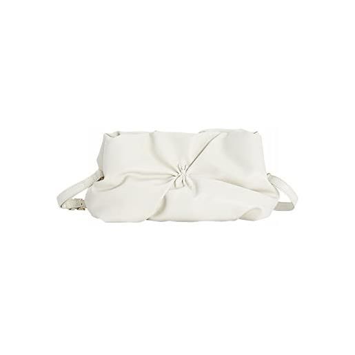 PATRIZIA PEPE pochette fly pillow bianco pochette off white donna 24x17x14 cm