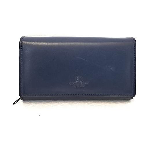 Coveri portafoglio in pelle con portamonete donna 2020-155 (blu)