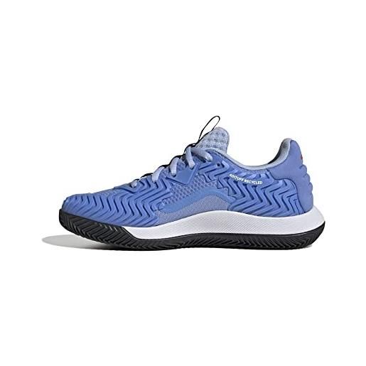 Adidas sole. Match control m clay, sneaker uomo, blue fusion/core black/ftwr white, 40 2/3 eu
