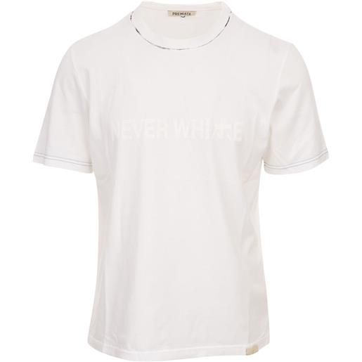 PREMIATA t-shirt premiata never white- pr364