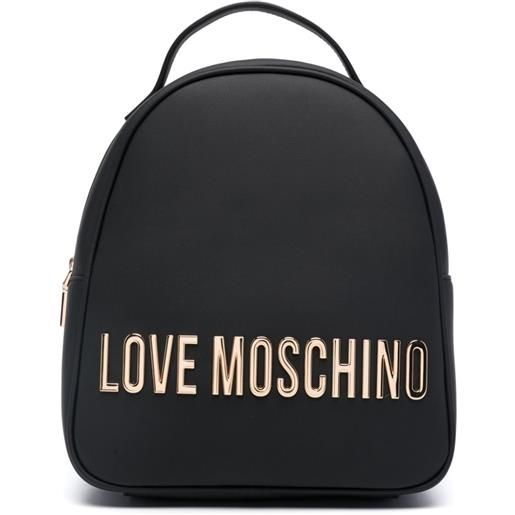 Love Moschino zaino con logo - nero