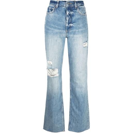 ANINE BING jeans dritti olsen - blu