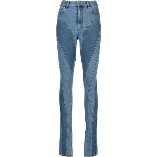 Mugler jeans slim - blu