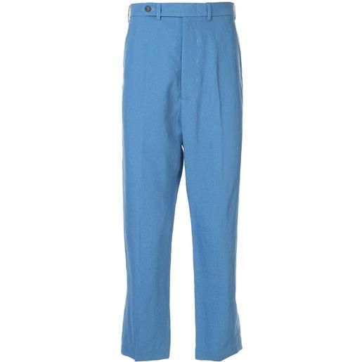 Haider Ackermann pantaloni crop - blu