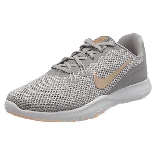Nike flex trainer 7 print, scarpe da fitness donna, grigio (atmosphere grey/mtlc 006), 38 eu