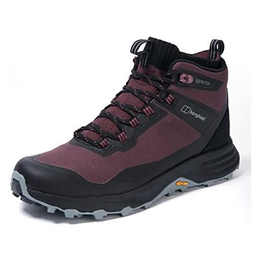 Berghaus vc22 multisport gtx tessuto impermeabile metà walking, stivali da escursionismo donna, viola e nero, 38 eu