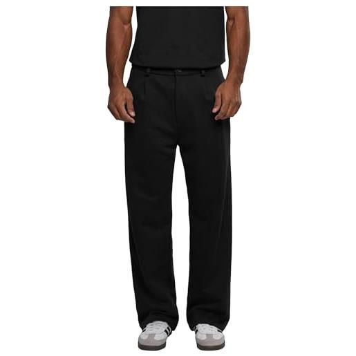 Urban Classics pantaloni sportivi con imbottitura frontale, nero, 48 uomo