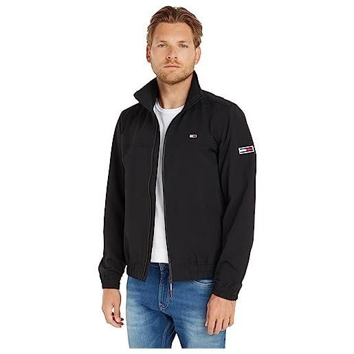 Tommy Jeans tjm essential casual bomber, woven jackets uomo, blu (twilight navy), s