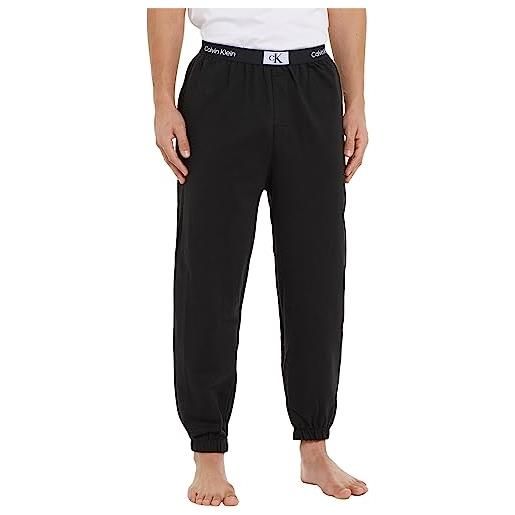 Calvin Klein pantaloni da jogging uomo sweatpants lunghi, nero (black), m
