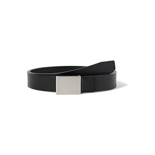Calvin Klein Jeans calvin klein formal elastic belt 3.5cm cintura, nero (black 001), 5 (taglia produttore: 85) uomo