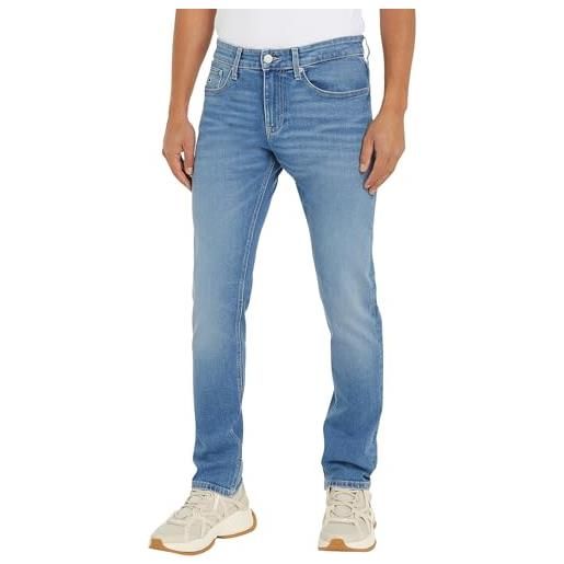 Tommy Jeans jeans uomo slim fit, blu (denim light), 32w/30l