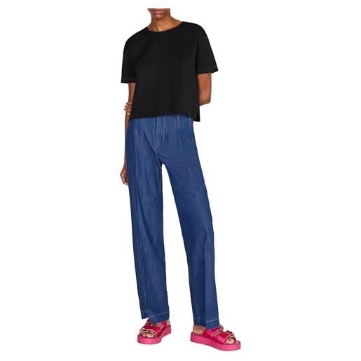 Sisley pantaloni 4a7tlf031, blue denim 902, 40 donna