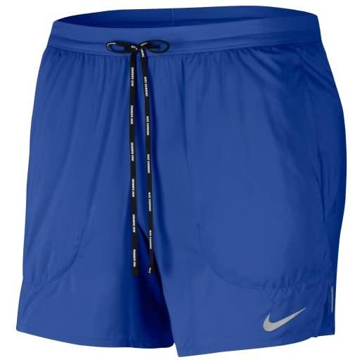 Nike m nk flex stride short 5in bf pantaloncini, game royal/reflective silv, xl uomo