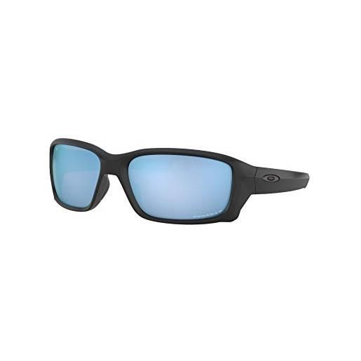 Oakley 0oo9331 occhiali da sole, nero (matte black/prizmdeeph2opolarized), 58 uomo