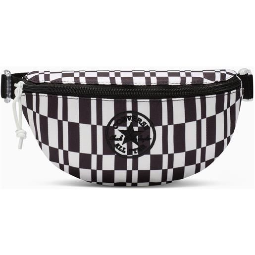 Converse checkered graphic sling pack