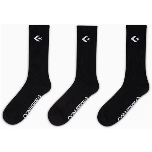 Converse 3-pack classic star chevron crew socks