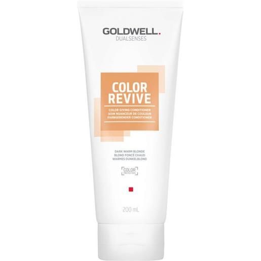 Goldwell dualsenses color revive dark warm blonde conditioner 200ml